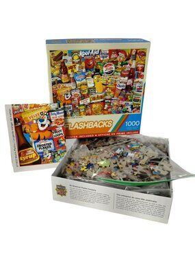 Master Pieces Moms Pantry Flashbacks 1000 Piece Jigsaw Puzzle Complete